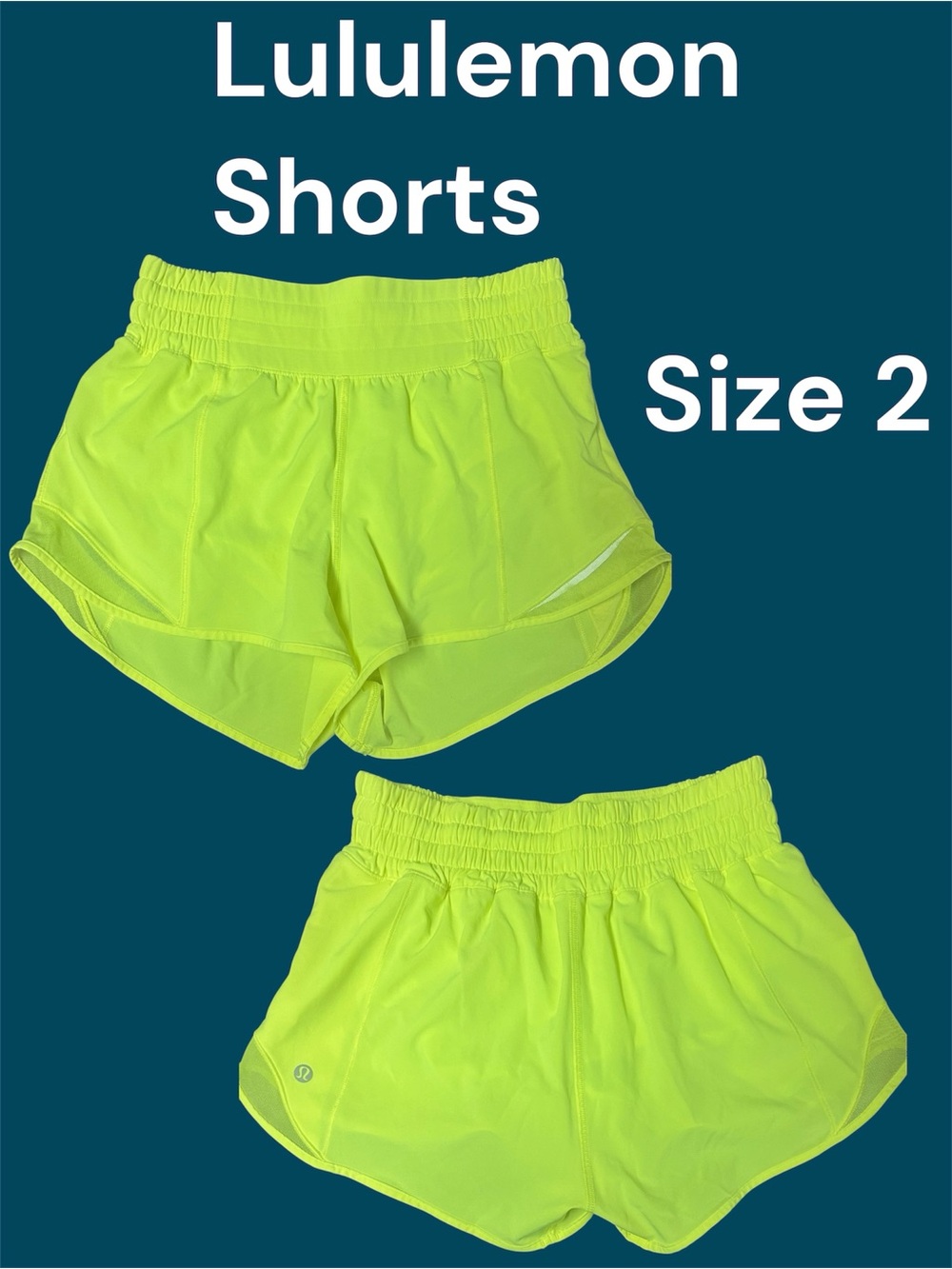 lululemon athletica Neon yellow/green Athletic Shorts